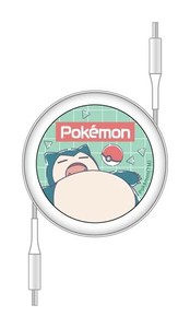 【★在庫処分★】ポケットモンスター PD60W対応 USB2.0リール式 Type-Cケーブル カビゴン POKE-915D