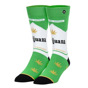 【ODD SOX（オッド ソックス）】クルー ソックス LARGE FEET MARIJUANA PACK OS-SOC-M-OSDTMARYJ