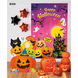 秋のイベント・ノベルティ　販促用品　バックグラウンドシート　カラフルハロウィン