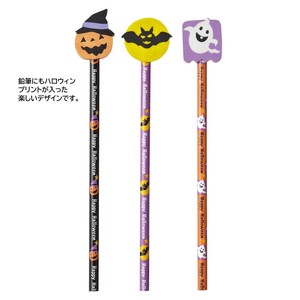 秋のイベント・ノベルティ　販促用品　ハロウィン　消しゴム付き鉛筆　300本