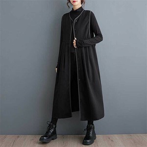 洋装/连衣裙 滚边 新商品 无袖