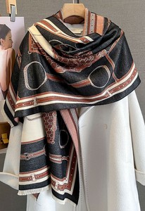 Thin Scarf Reversible Large Size Scarf