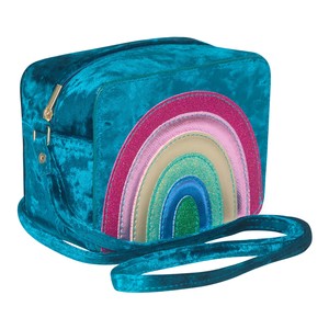 【MIMI&LULA】 Radiant rainbow velvet bag