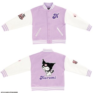Sanrio Jacket Baseball Jacket Purple KUROMI
