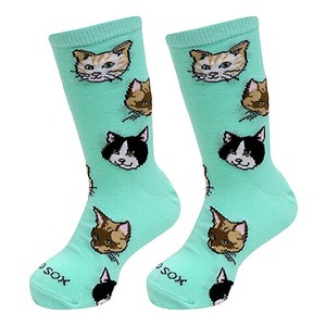 【ODD SOX（オッド ソックス）】クルー ソックス KIDS CATS