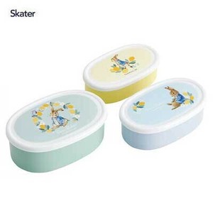便当盒 抗菌加工 洗碗机对应 兔子 Skater 3件每组