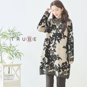 2025年新商品 毛衣/针织衫 花朵 L尺寸 提花 针织连衣裙/洋装