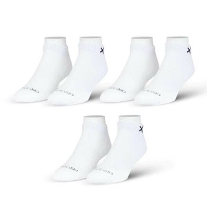 【ODD SOX（オッド ソックス）】アンクル ソックス MEDIUM FEET BASIX 3 PACK（3足 セット）ANKLE WHITE