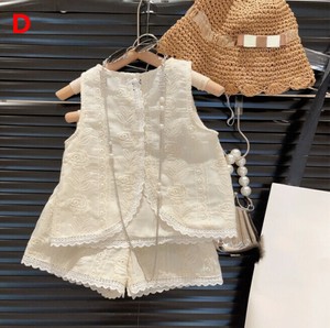 ベスト ショートパンツスーツ 2点セット 夏 薄手 快適 子供 ファッション  MBQ3476