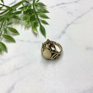 戒指 Design 青蛙 黄铜 宝石