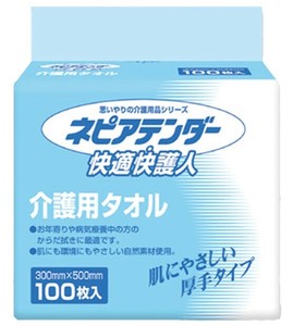 王子ネピア ネピアテンダー 介護用タオル 100枚入