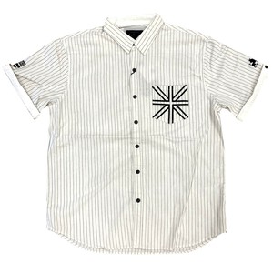 衬衫 口袋 刺绣 休闲 竖纹 2颜色