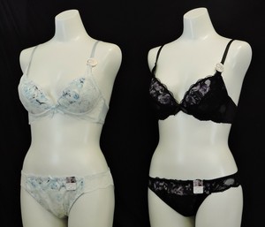 カジュアルブラショー　＜花柄シフォン＆ストレッチレース＞　9月新商品