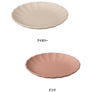 3.5フラワー豆皿　アイボリー　ピンク