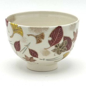 清水烧 京烧 日本茶杯 手绘 锦秋 日式餐具 抹茶碗 日本制造