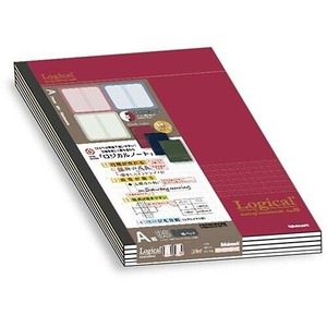 ナカバヤシ　ロジカルノート・3冊パック・30枚・A罫・インプレッションカラー　NB517A-3P