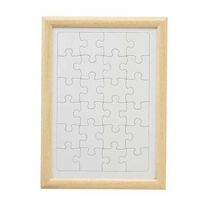 ナカバヤシ　パズル&フレーム/24ピース/ナチュラル　F-TP-117-N