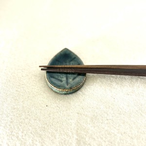 筷架 叶子 蓝色