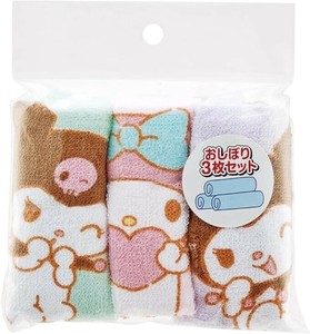 スケーター 【予約販売】おしぼりタオル（3枚）マイメロ・クロミ