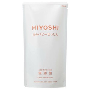 無添加泡で出てくるベビーせっけん詰替220ML