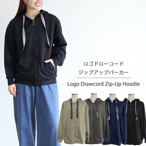 【2025AW】ロゴドローコード・ジップアップパーカー