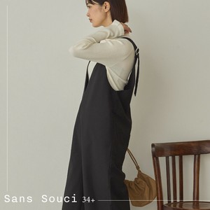 【SALE】ギャバ Vネック前後2WAYサロペット