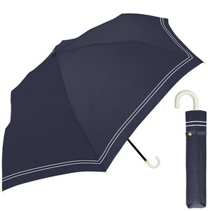 ■レイングッズ特集■■2025AW　先行予約■　晴雨兼用折傘　セーラーボーダー　NV