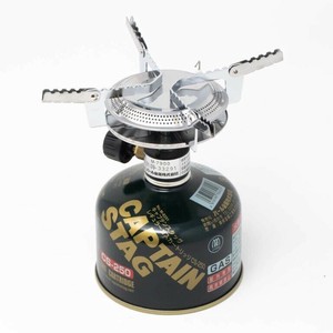 オーリック小型ガスバーナーコンロ＜圧電点火装置付＞（ケース付） M-7900 【アウトドア用品】