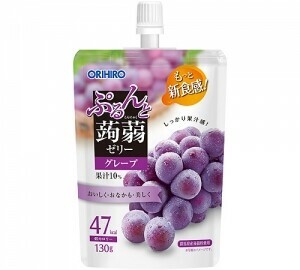 ぷるんと蒟蒻ゼリースタンディング　グレープ 130g 【おやつ 蒟蒻粉配合】