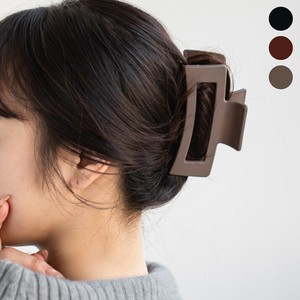ヘアクリップ《ビッグスクエア型バンスクリップ 全3色》