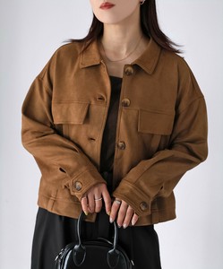 スエードショートジャケット　スエード　ショートジャケット