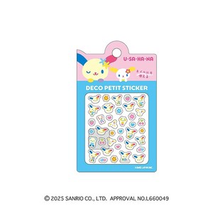 ■2025AW　先行予約■　サンリオキャラクターズ　デコプチステッカー　ウサハナ