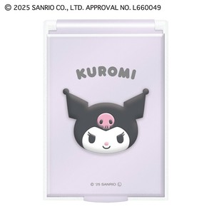 ■2025AW　先行予約■　サンリオキャラクターズ　ぷっくりカードミラーSサイズ　クロミ