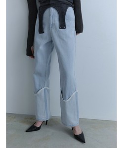 Layered Leg Cover Denim/レイヤードレグカバーデニム