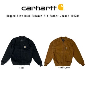 Carhartt(カーハート)ボンバージャケット アウター リブ コットン ダック生地 メンズ 106781