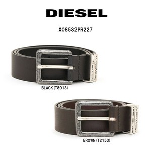 DIESEL(ディーゼル)ベルト カジュアル B-GUARANTEE-A レザー 革 メンズ 男性用 調節不可 X08532PR227
