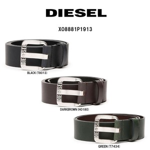 DIESEL(ディーゼル)ベルト ロゴ カジュアル ストリート B-STAR II レザー 革 メンズ 調節不可 X08881P1913