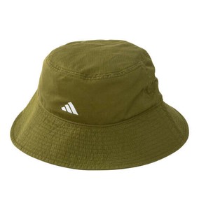ADIDAS 大きいサイズ コットンツイルバケットハット グリーン