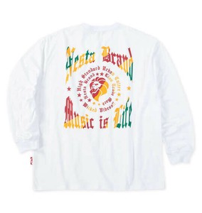NESTA BRAND 大きいサイズ 天竺長袖Tシャツ ホワイト