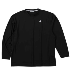 LE COQ SPORTIF 大きいサイズ エコペット長袖Tシャツ ブラック