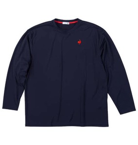 LE COQ SPORTIF 大きいサイズ エコペット長袖Tシャツ ネイビー