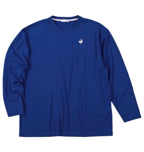 LE COQ SPORTIF 大きいサイズ エコペット長袖Tシャツ ブルー