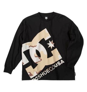 DCSHOES 大きいサイズ 25DESERT CAMO BIGSTAR長袖Tシャツ ブラック