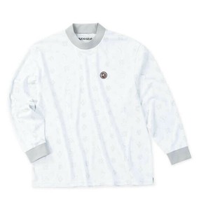 SY32 BY SWEET YEARS GOLF 大きいサイズ SYGオリジナルジャガードモックネックシャツ ホワイト