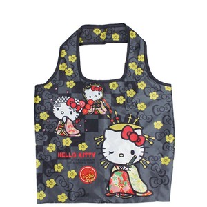 サンリオ　エコバッグ　和柄シリーズ　ハローキティ　雅(みやび)301