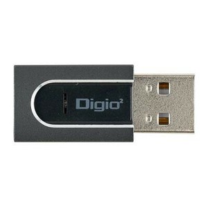 ナカバヤシ　小型USB2_microSDアルミカードリーダーW/グレー　CRW-MSD83GY
