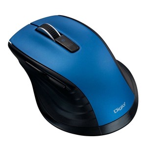 ナカバヤシ Bluetooth 静音5ボタンBlueLEDマウス ブルー MUS-BKF146BL
