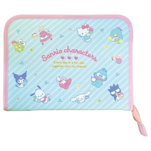 Sanrio サンリオ ポップストライプ ファスナージャバラマルチケース SFJM-2602