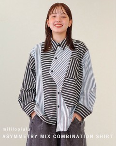 【アシメミックスキリカエシャツ】