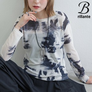 【10/上・予約販売】スモーク模様メッシュT インナー　2025新作aw　BRILLANTE東京 (200108)